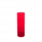 HIGHBALL GLASS 25CL FLUO RED