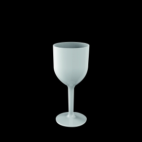 Reusable unbreakable 22cl wine glass White