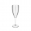 champán transparente irrompible, reutilizable, irrompible y personalizable 