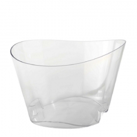 vasque à champagne réutilisable transparent
