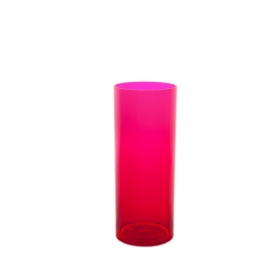 HIGHBALL GLASS 30CL RED FLUO