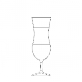 Wiederverwendbares, unzerbrechliches und ökologisches Cocktailglas 46 cl