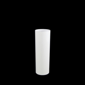 Vaso Long Drink 22cl blanco irrompible, reutilizable y lavable