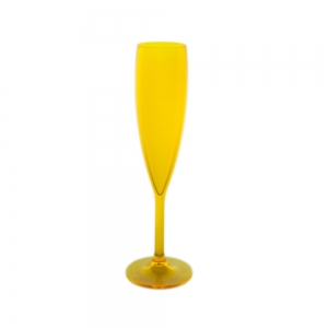 CHAMPAGNE FLUTE 9CL FLUO YELLOW