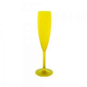 CHAMPAGNE FLUTE 9CL FLUO GREEN