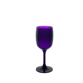 Reusable unbreakable 15cl wine glass Dark Violet