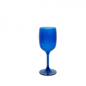 Wiederverwendbares, unzerbrechliches 15 cl Weinglas Blau
