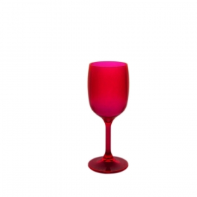 Reusable unbreakable 15cl wine glass Dark Red