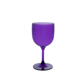Wiederverwendbares, unzerbrechliches und ökologisches Cocktailglas 26 cl Violett