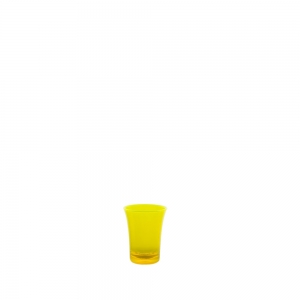SHOT GLASS 2,5CL FLUO YELLOW