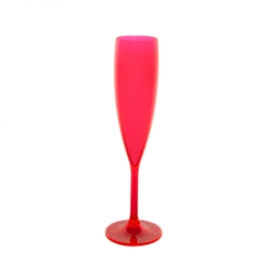 CHAMPAGNE FLUTE 9CL FLUO RED